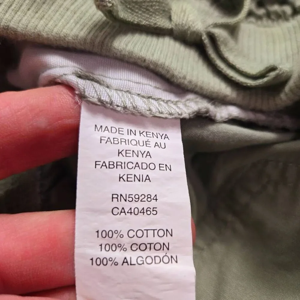 Children's Place olive green shorts 6